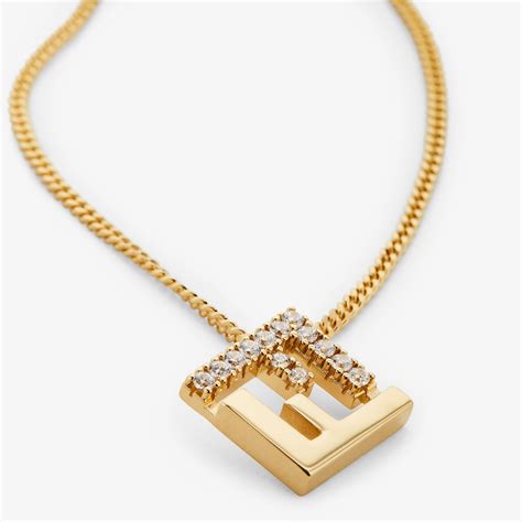 fendi dog necklace|Fendi forever necklace.